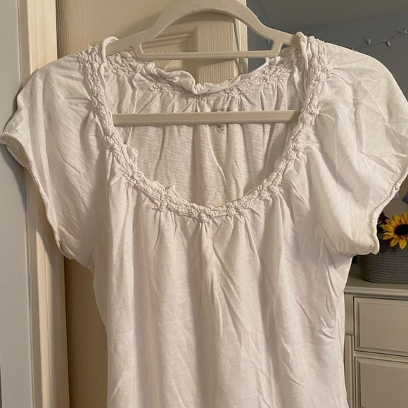 Loft Ruffled Edge Tee - Picture 2 of 10